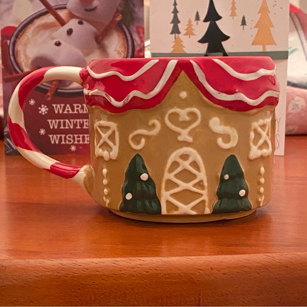Holiday Time I Gingerbread House Stacking Mug